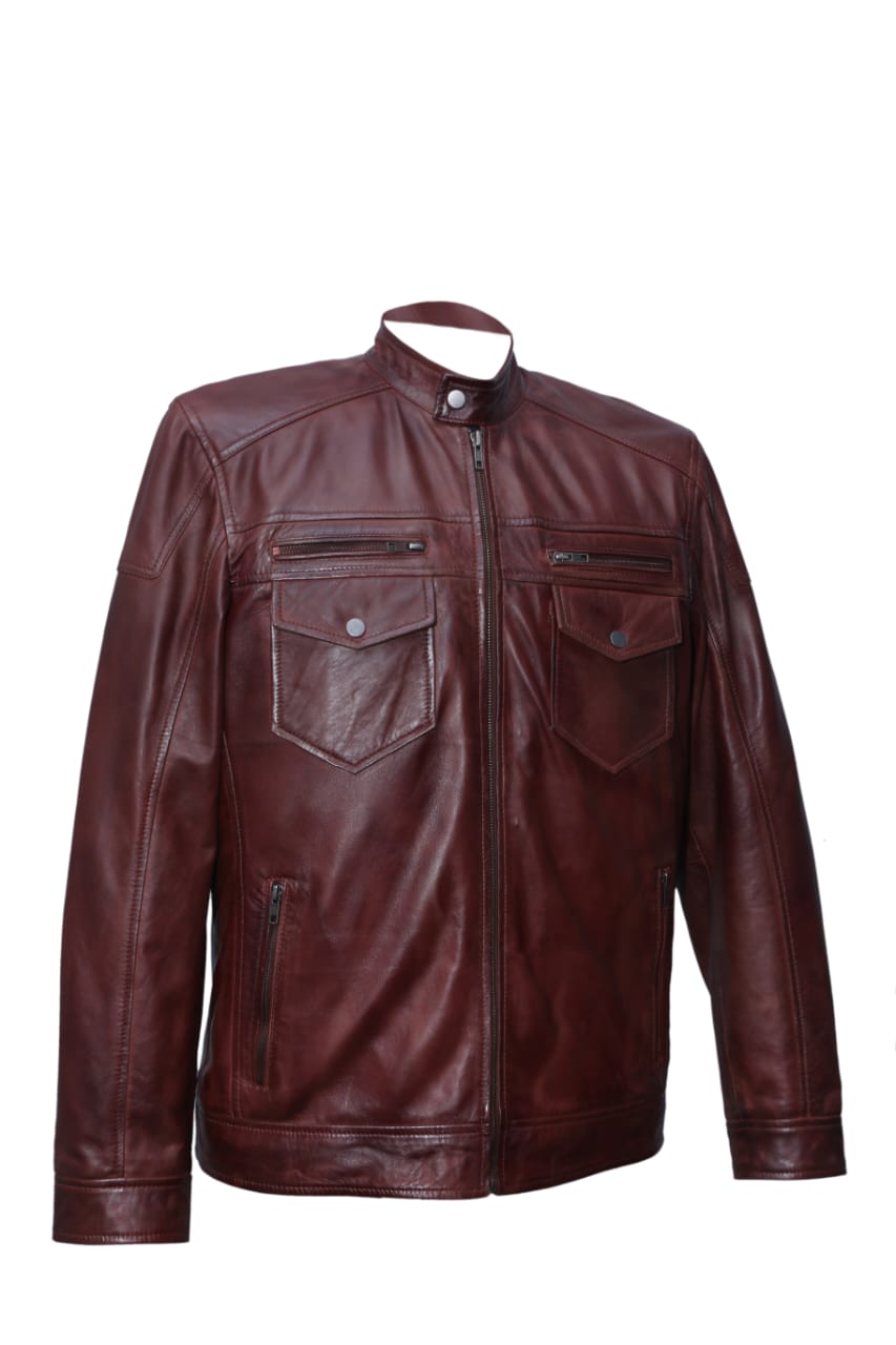 Brown Upper pockets for men