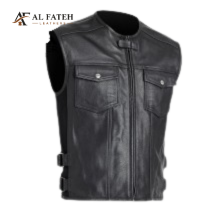 Men's Upper Pockets Style Black vest