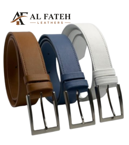 Simple and classic mens belt custom color